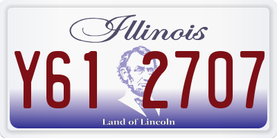 IL license plate Y612707