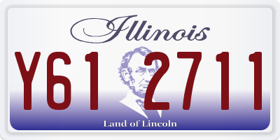 IL license plate Y612711