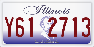 IL license plate Y612713