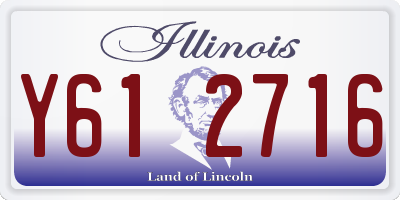 IL license plate Y612716