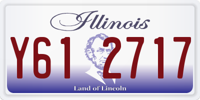 IL license plate Y612717