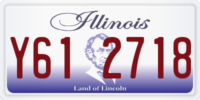 IL license plate Y612718
