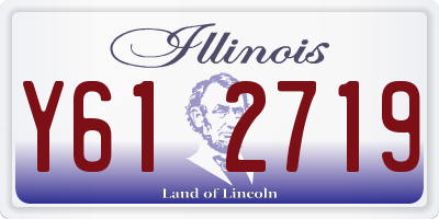 IL license plate Y612719