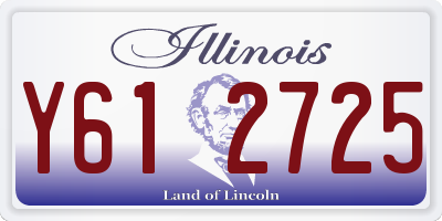 IL license plate Y612725