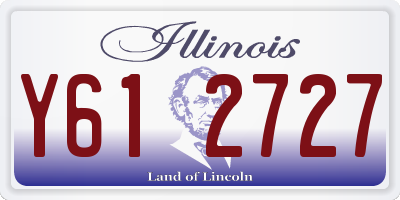 IL license plate Y612727