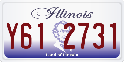 IL license plate Y612731