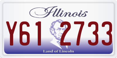 IL license plate Y612733