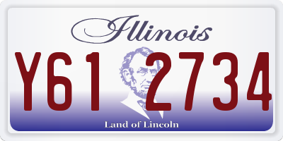 IL license plate Y612734