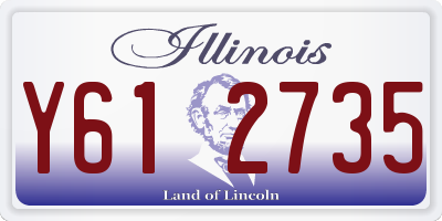 IL license plate Y612735