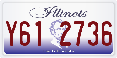 IL license plate Y612736