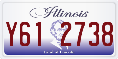 IL license plate Y612738