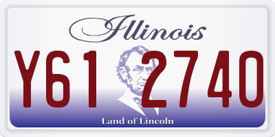 IL license plate Y612740