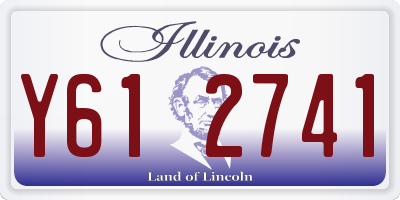 IL license plate Y612741