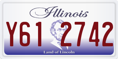IL license plate Y612742
