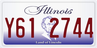 IL license plate Y612744
