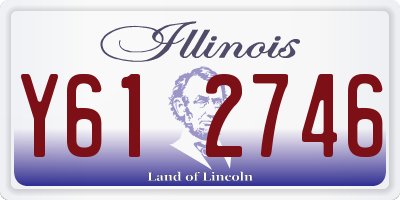IL license plate Y612746