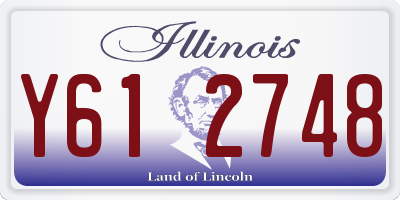IL license plate Y612748