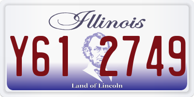 IL license plate Y612749