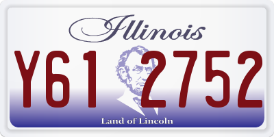 IL license plate Y612752