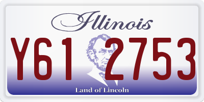 IL license plate Y612753