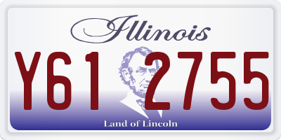IL license plate Y612755