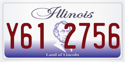 IL license plate Y612756