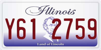 IL license plate Y612759