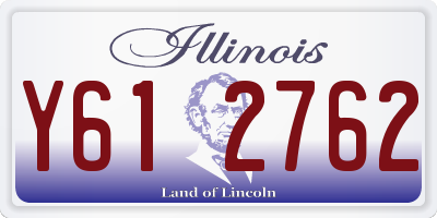 IL license plate Y612762