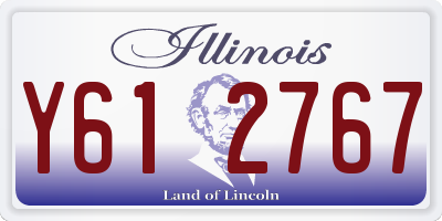 IL license plate Y612767