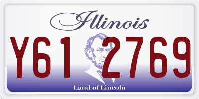 IL license plate Y612769
