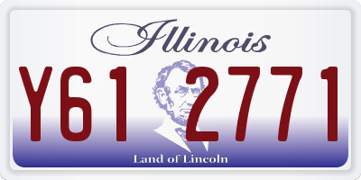 IL license plate Y612771