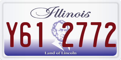 IL license plate Y612772
