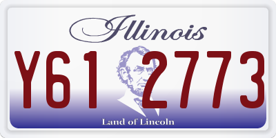 IL license plate Y612773