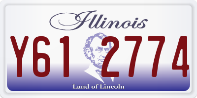 IL license plate Y612774