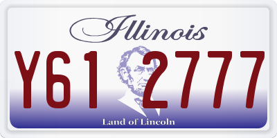 IL license plate Y612777