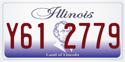 IL license plate Y612779