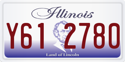 IL license plate Y612780