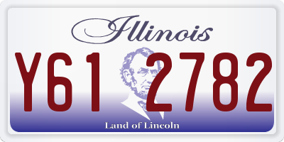 IL license plate Y612782