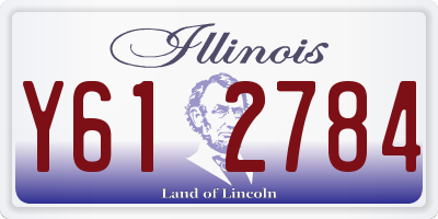 IL license plate Y612784