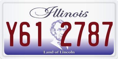 IL license plate Y612787