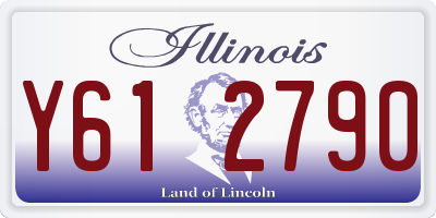 IL license plate Y612790