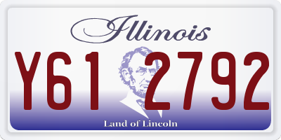IL license plate Y612792