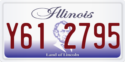 IL license plate Y612795
