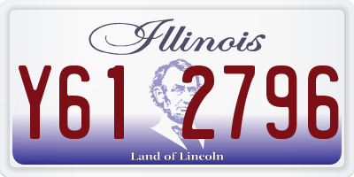 IL license plate Y612796