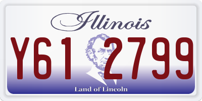 IL license plate Y612799