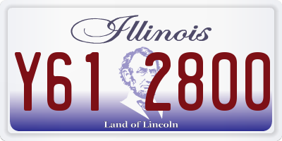 IL license plate Y612800