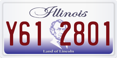 IL license plate Y612801