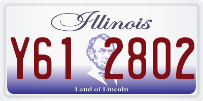 IL license plate Y612802