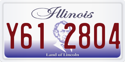 IL license plate Y612804
