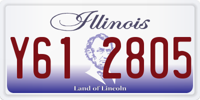 IL license plate Y612805